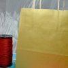 Sacs Shopping Papier Mat Argent & Or Minis 18cm Italie XS Lots de 10 sacs