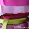 Rubans tissu satin 10mm x 100m une face ribanbel fabriqué en france MIF