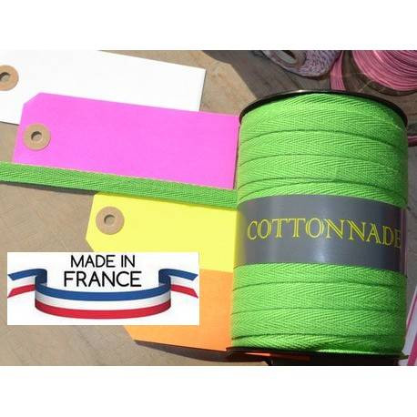 Rubans / Bolducs Coton Bobines 50m Fabriqués en France MIF