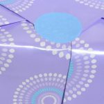 Etiquettes adhésives Rondes kraft couleur rose rouge bleu fuchsia mer lavande vert