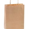 Sacs papier kraft naturel poignée ficelle A, B & C