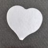 Etiquettes adhésives Coeur Or Argent Rouge vif
