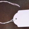 Etiquettes APLI à fil coton blanc XS à XL