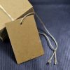 Etiquettes à fil en kraft (Exclusif !) fabrication française 39*55mm MIF