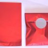 Pochettes chromées métallisées alu unies XS à L