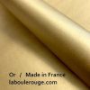 Papier de soie 50 x 75 cm Métallisé Blanc Nacré Or Argent Platine Fab France MIF en mains 20feuilles ou rames
