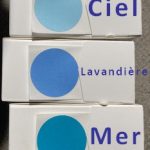 Etiquettes adhésives Rondes kraft couleur rose rouge bleu fuchsia mer lavande vert