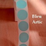 Etiquettes adhésives Rondes kraft couleur rose rouge bleu fuchsia mer lavande vert