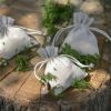 Pochettes / Bourses tissu coton naturel PM