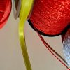 Rubans satin 6 mm double face Noir Rouge Blanc Vert
