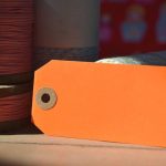 Etiquettes américaines fluo rose jaune ou orange Fabrication France MIF(Exclusif !)