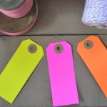 Etiquettes américaines fluo rose jaune ou orange Fabrication France MIF(Exclusif !)