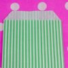 Sachets Pochettes cadeaux à rayures rose vertes blanch XS 7x12 Fabriquées en France MIF 1er prix 40gr