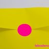 Pochettes cadeaux métallisées dorées et FLUO fantaisie XS JAUNE ROSE VERT OR