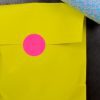 Pochettes cadeaux métallisées dorées et FLUO fantaisie XS JAUNE ROSE VERT OR