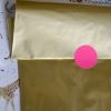 Pochettes cadeaux métallisées dorées et FLUO fantaisie XS JAUNE ROSE VERT OR