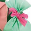 Pochettes cadeaux métallisées dorées et FLUO fantaisie XS JAUNE ROSE VERT OR