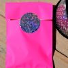Pochettes cadeaux métallisées dorées et FLUO fantaisie XS JAUNE ROSE VERT OR