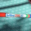 Stylos feutres Marqueurs Rouge Noir Bleu artline