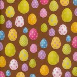 Feuilles papier cadeau Oeufs Multi Couleurs 70cm 100cm paques chocolat