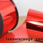 Ruban Bolduc Miroir 70mm Rouge Vert Bleu Doré MIF XXL