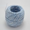 Pelote de ficelle lin naturel rouge ou twine bleu et blanc