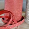 Rubans Bolducs Fantaisie Paillettes Champagne Argent Rouge Noir Chocolat Vert 10mm MIF