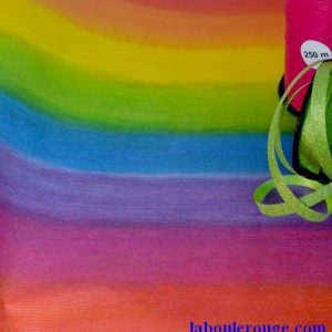 Rouleau papier cadeau comptoir rainbow arc en ciel 70cm Europe du Nord recyclable