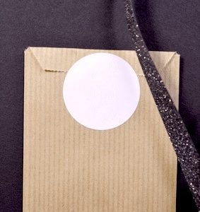 Etiquettes Blanches Brillantes GM