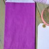 Pochettes cadeau papier kraft Violet XS S et M MIF