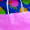 Sacs papier rose fuchsia A 24cm Fabriqué en France MIFpoignée ficelle