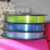 Rubans / Bolducs Lisses 19mm large MIF blanc vert sapin anis orange jaune