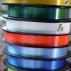 Rubans / Bolducs Lisses 19mm large MIF blanc vert sapin anis orange jaune