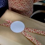 Ruban Bolduc Etoiles Mat Rouge Crème Kraft 10mm MIF Fabrication Française
