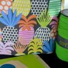 Rouleau / Bobine Ananas 70cm x 100m multi color Italie comptoir