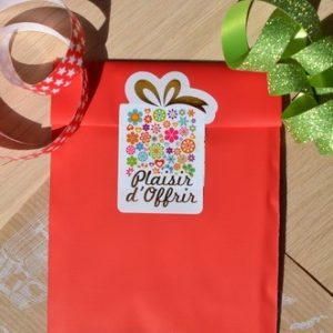 Etiquettes adhésives Plaisir d'Offrir Fleurs mif