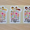Etiquettes adhésives Plaisir d'Offrir Fleurs mif