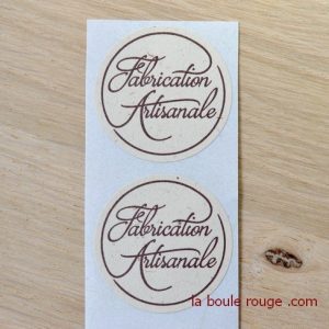 Etiquettes adhésives Fabrication Artisanale MIF