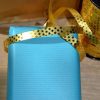 Papier Cadeau Kraft Bleu Turquoise 70cm Rouleau Fabriqué en France 100m MIF rouleaux