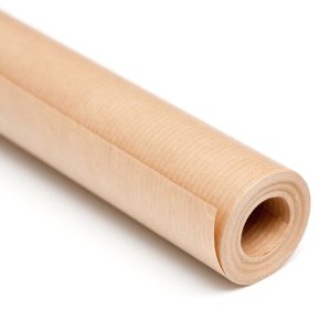 Rouleau / Bobine papier naturel kraft brun vergé rouleaux minis 25m 70cm MIF