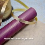 Rubans Bolducs MirMat Unis 10mm Couleur Doré Bleu Nuit Rouge MIF