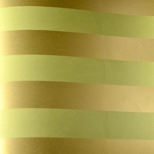 Papier Rayures Vert et Doré 70CM 100M MAT
