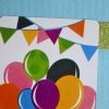 Etiquettes adhésives Joyeux Anniv' Happy Birthday France mif