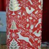 Papier cadeau Noel Rennes Rouge Blanc rouleaux comptoir 70 100m 50m