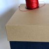 Boîtes Papier Carton Kraft et Noir intérieur blanc MM GM