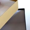 Boîtes Papier Carton Kraft et Noir intérieur blanc MM GM