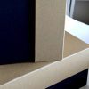 Boîtes Papier Carton Kraft et Noir intérieur blanc MM GM