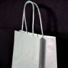Sacs Papier Mat Argent & Or Minis 18cm Italie XS Lots de 10 sacs