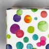 PAPIER cadeau multi pois tâches pastilles couleur 70cm comptoir Europe Nord