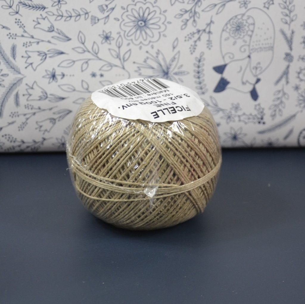 Pelotte de ficelle lin naturel 100gr mariage décorations